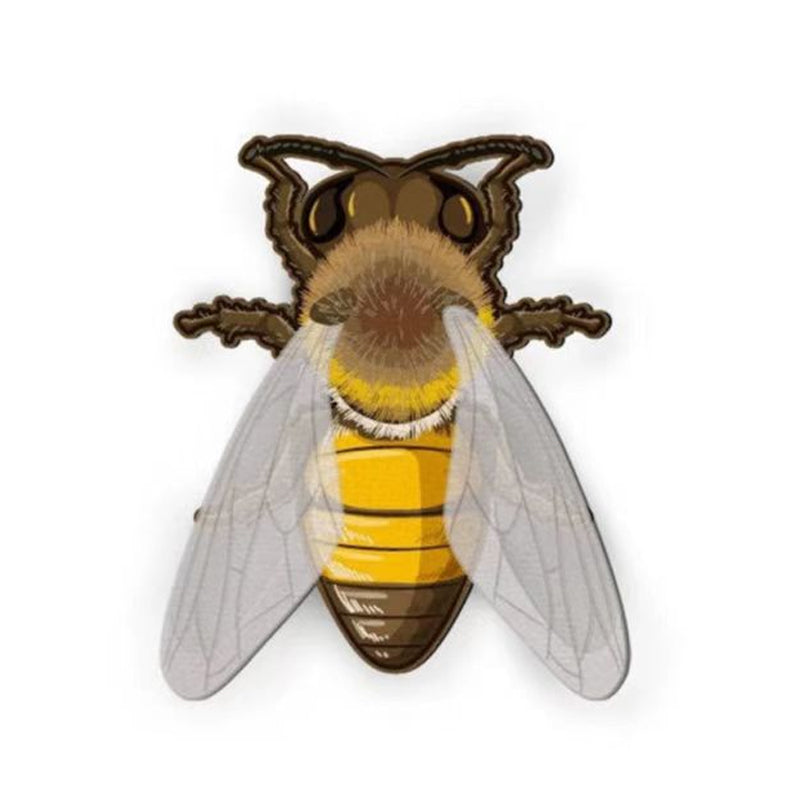 Broche en bois oiseau