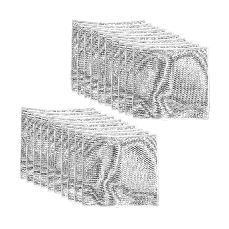 Torchon multifonctionnel en fil métallique anti-rayures