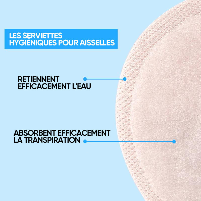 Coussinets d'aisselles absorbant la sueur