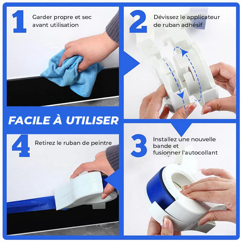 Outil de coupe pour ruban adhésif de décoration intérieure