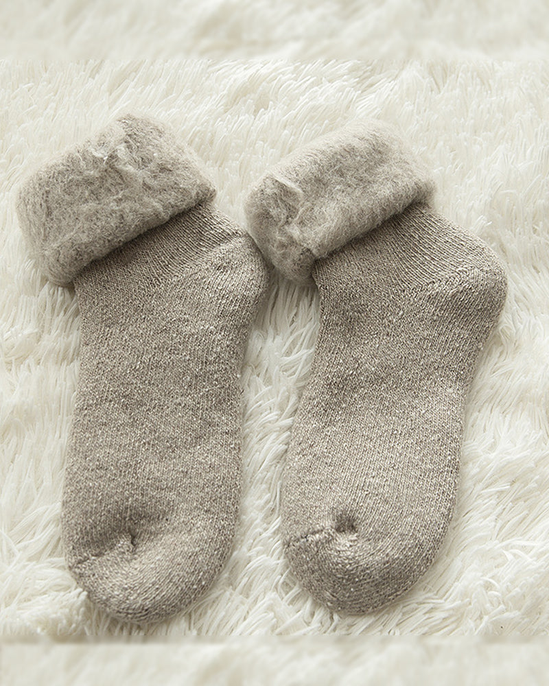 Chaussettes de couchage d'hiver chaudes et confortables pour femmes