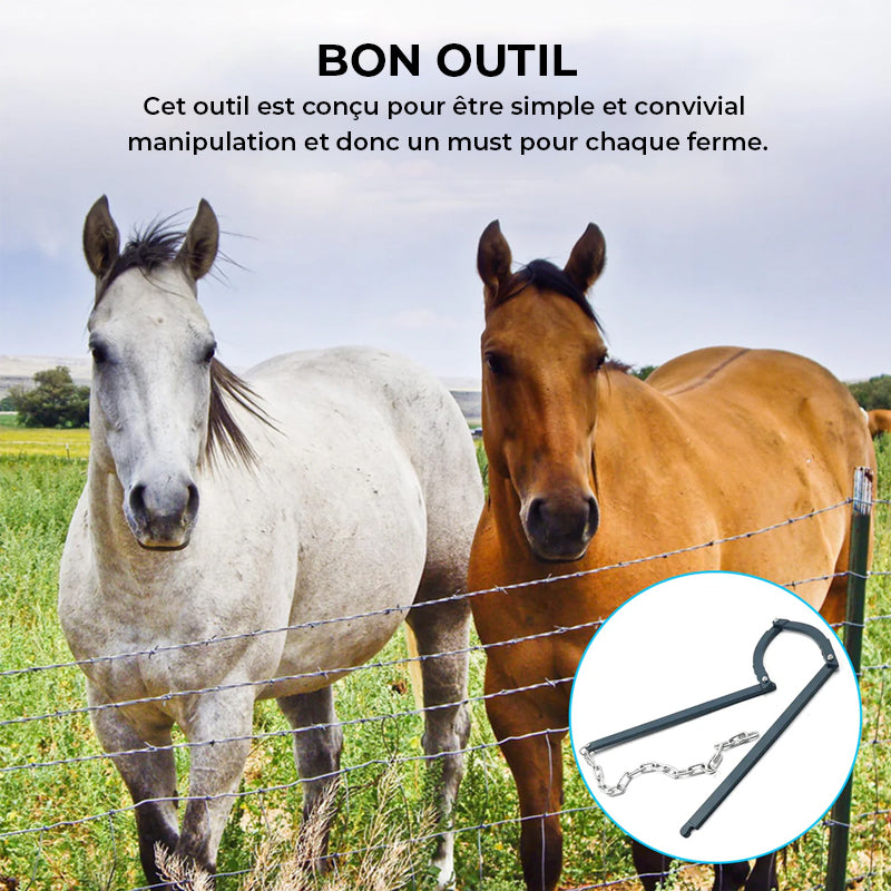 Réparation manuelle de la clôture Retainer