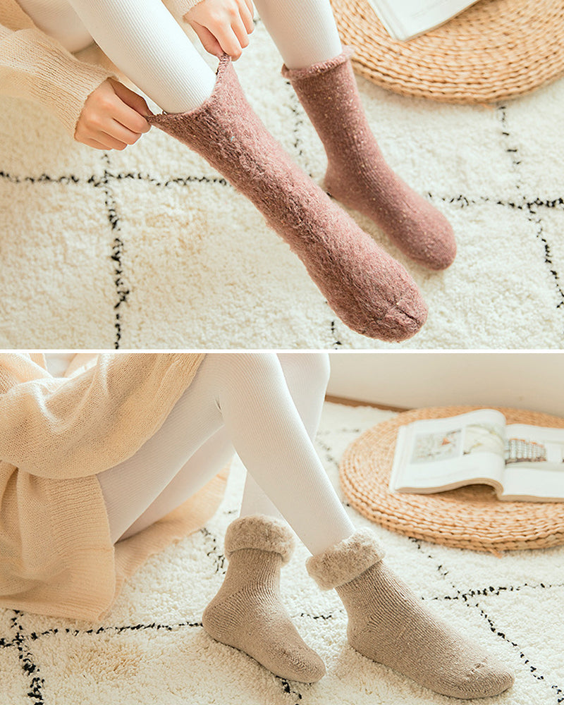 Chaussettes de couchage d'hiver chaudes et confortables pour femmes