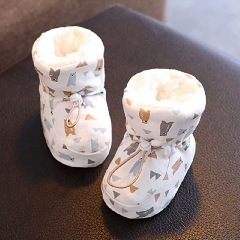 Bottes chaudes en fourrure pour bébé