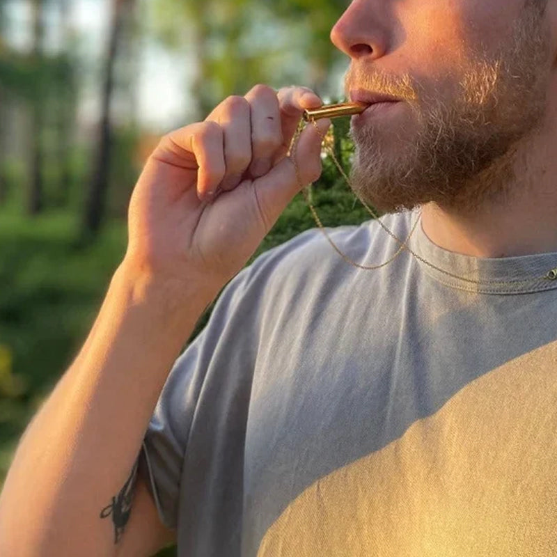 Collier de sifflet de décompression