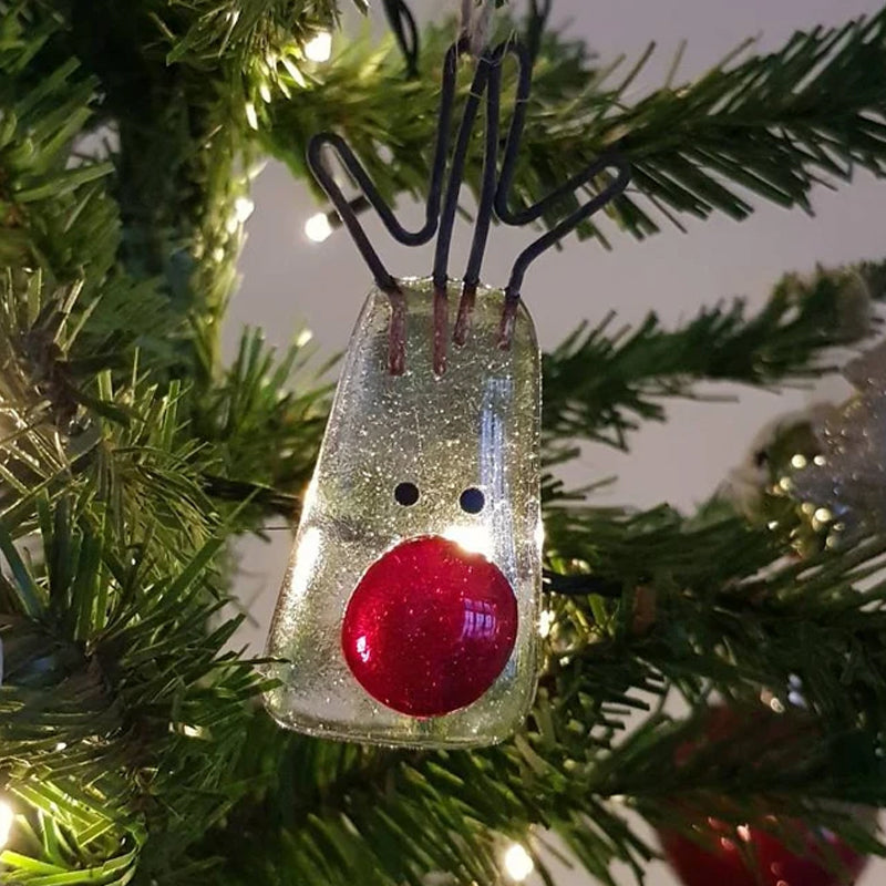 Décoration en verre pour l'arbre de Noël