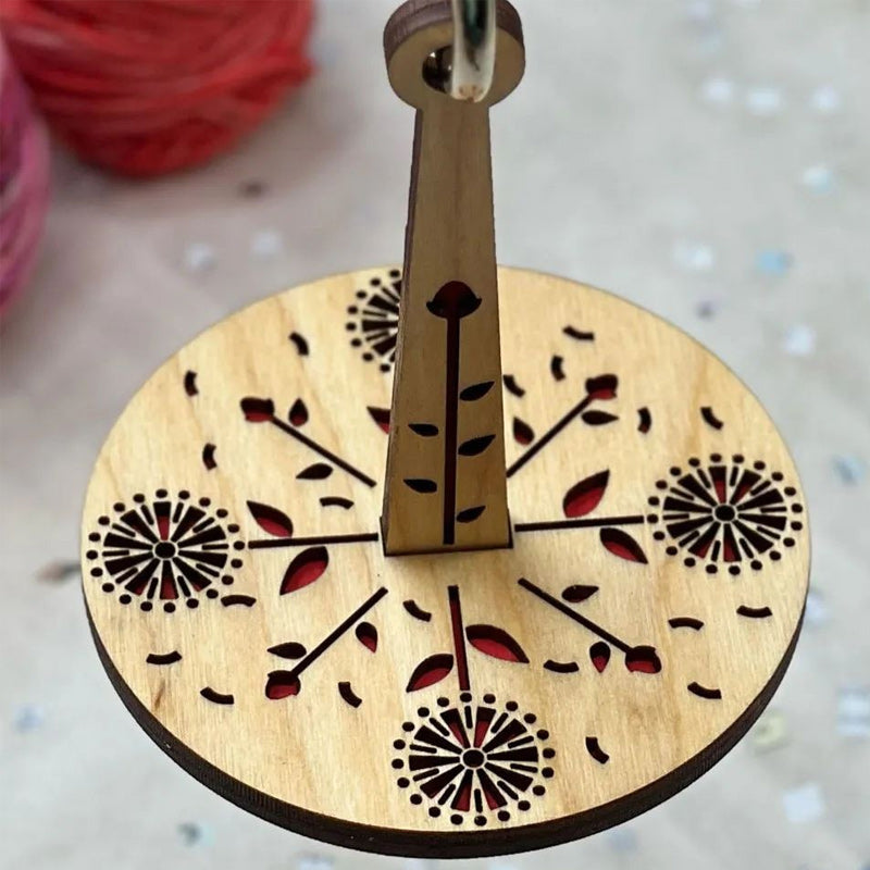 Porte-fil de poignet en bois