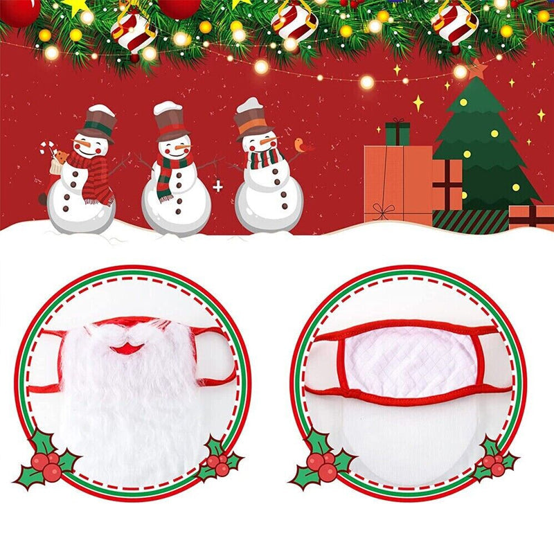 Masque facial du Père Noël
