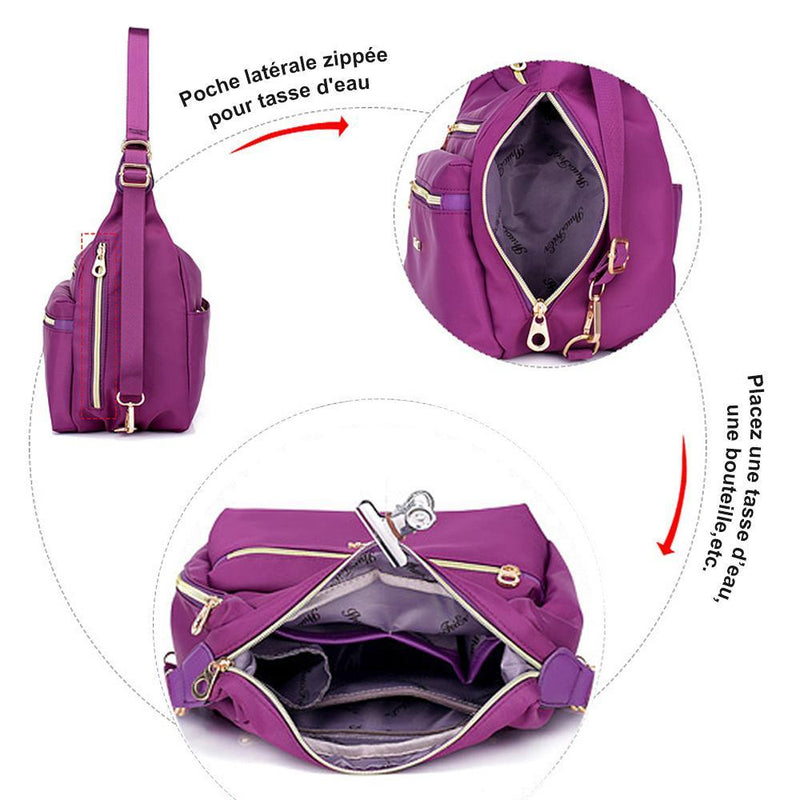 Sac A Dos Étanche Avec Double Fermeture Éclair