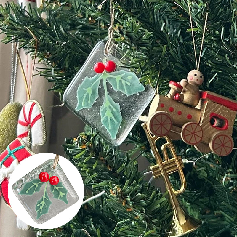 Décoration en verre pour l'arbre de Noël