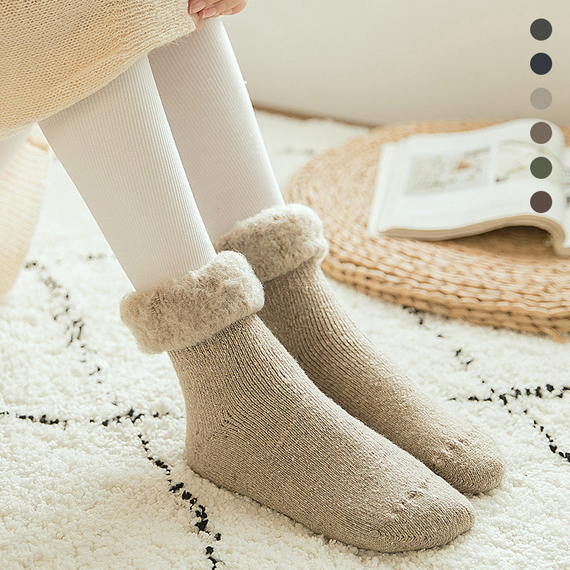 Chaussettes de couchage d'hiver chaudes et confortables pour femmes