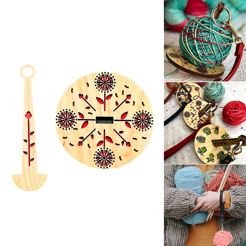 Porte-fil de poignet en bois